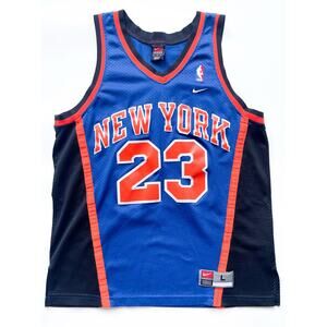 Nike Marcus Camby New York Knicks Basketball Jersey Size Large